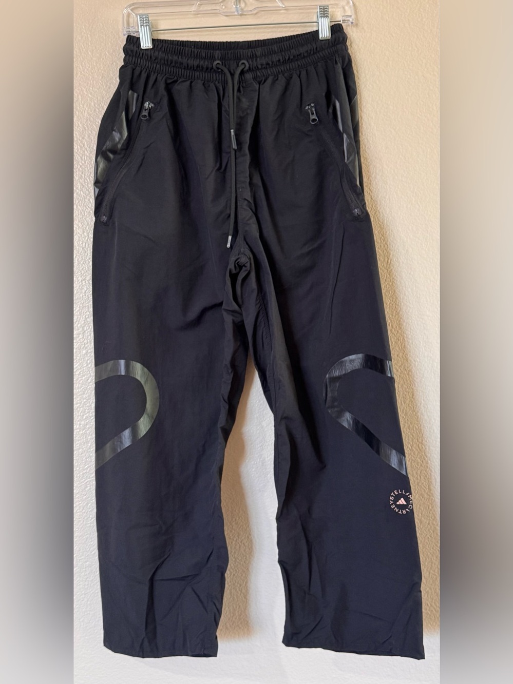 Adidas Stella McCartney Woven Track Pants Hemmed Cropped GU4344 Medium M
